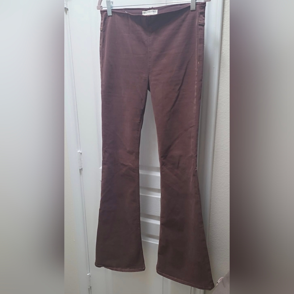 We The Free - Penny Wine  Flare Bell Bottom Pull On Jeans  - Size 30